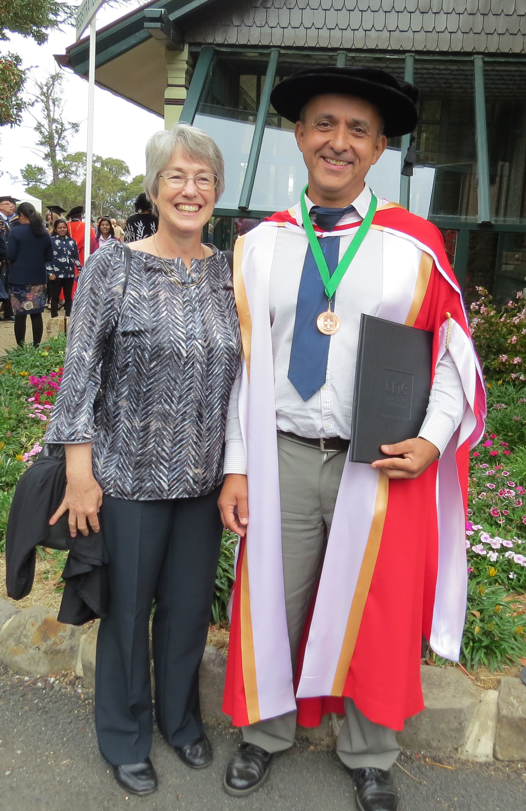 Annette Cowie and Dr Fabiano Ximenes