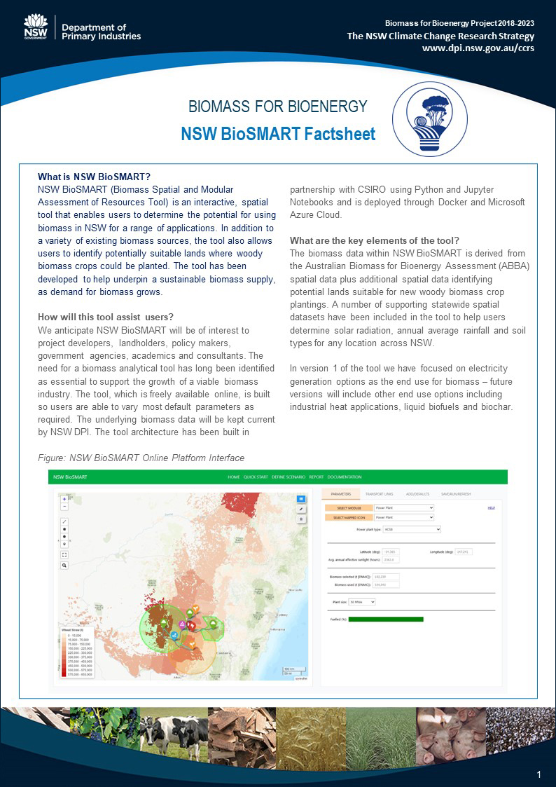 NSW BioSMART Factsheet