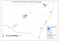 Chital deer distribution map 2023