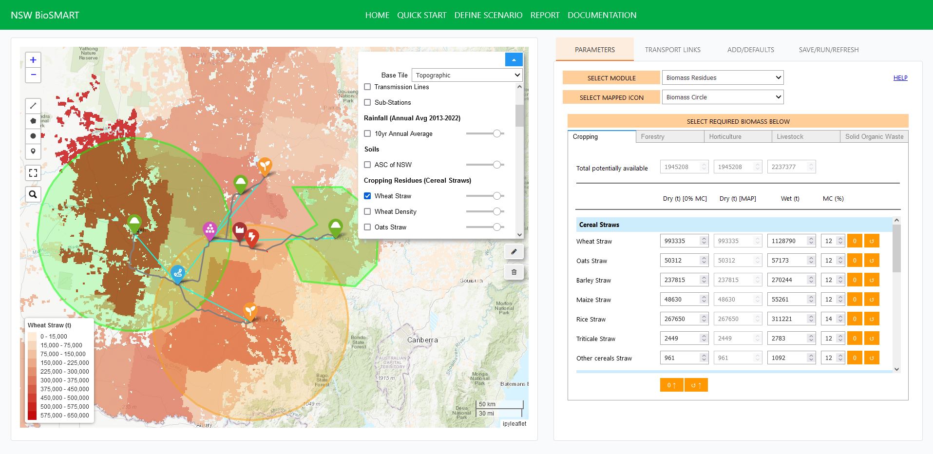 NSW BioSMART Tool