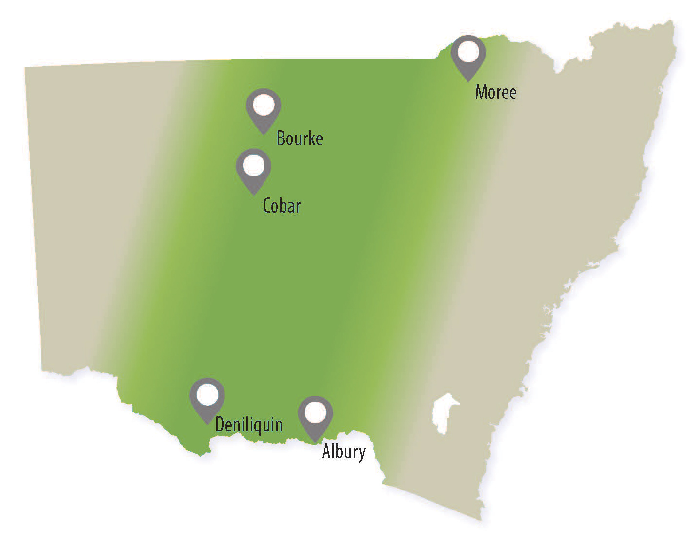 Anthrax NSW map