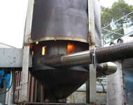 Pilot biochar reactor located at Gosford