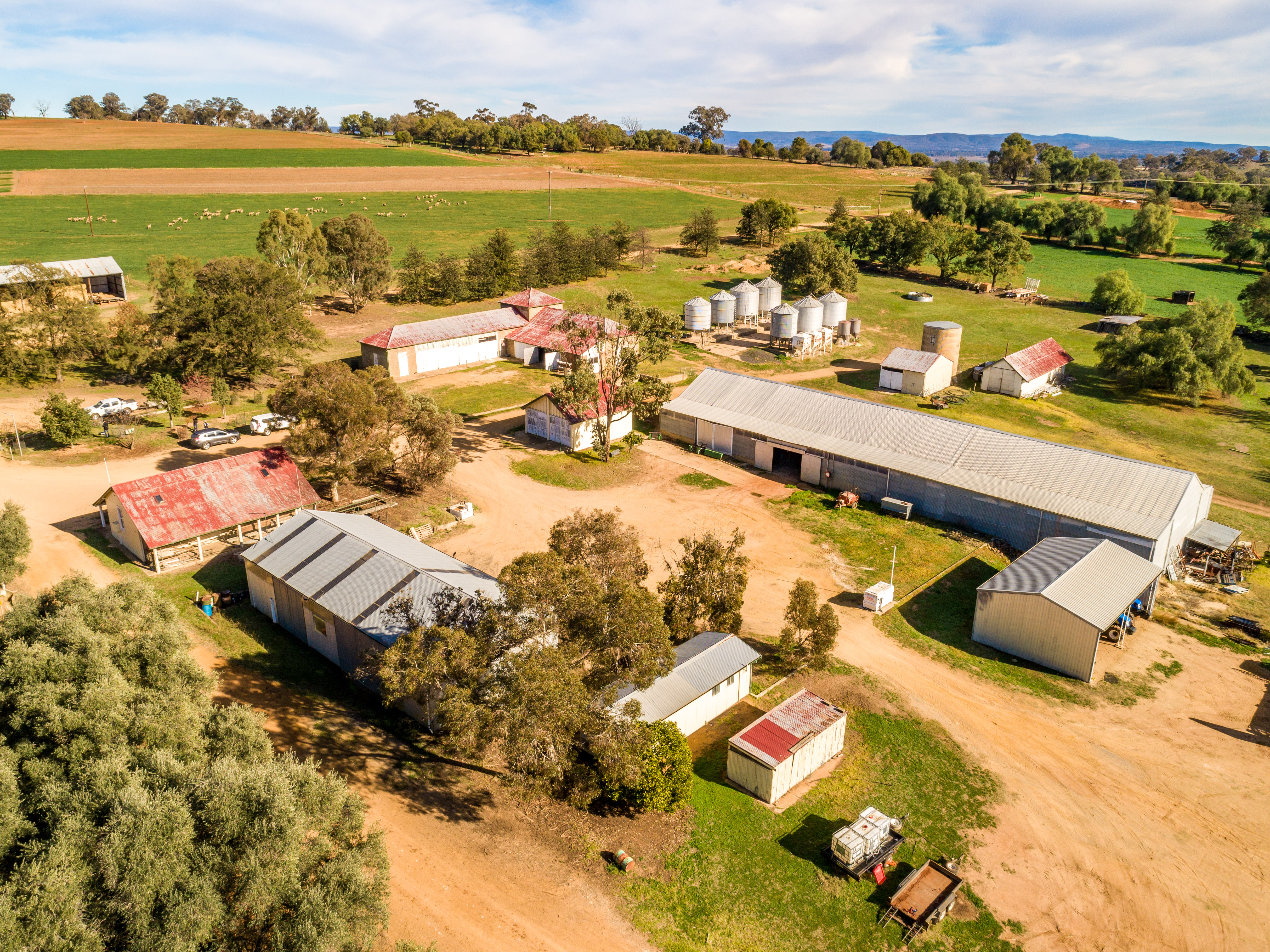 Aerial image of Cowra Agricultural Research & Advisory Station