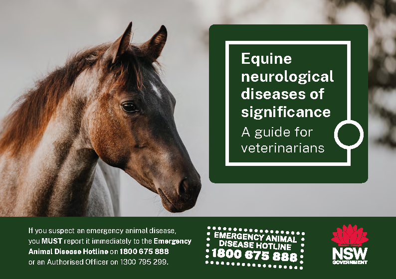 Emergency animal diseases: A guide for veternarians