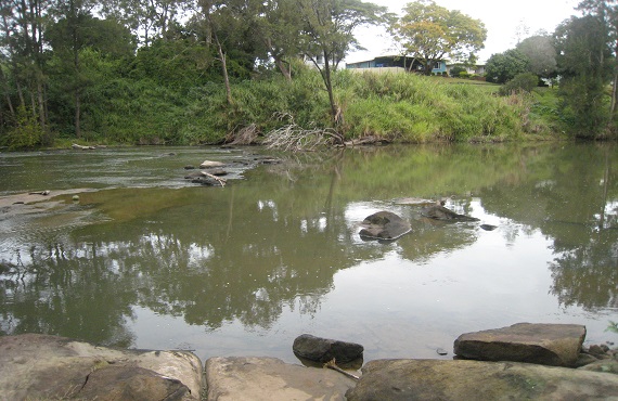 Clear waterway with weir removed