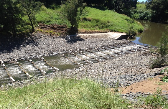 Waterway with Weir Removed