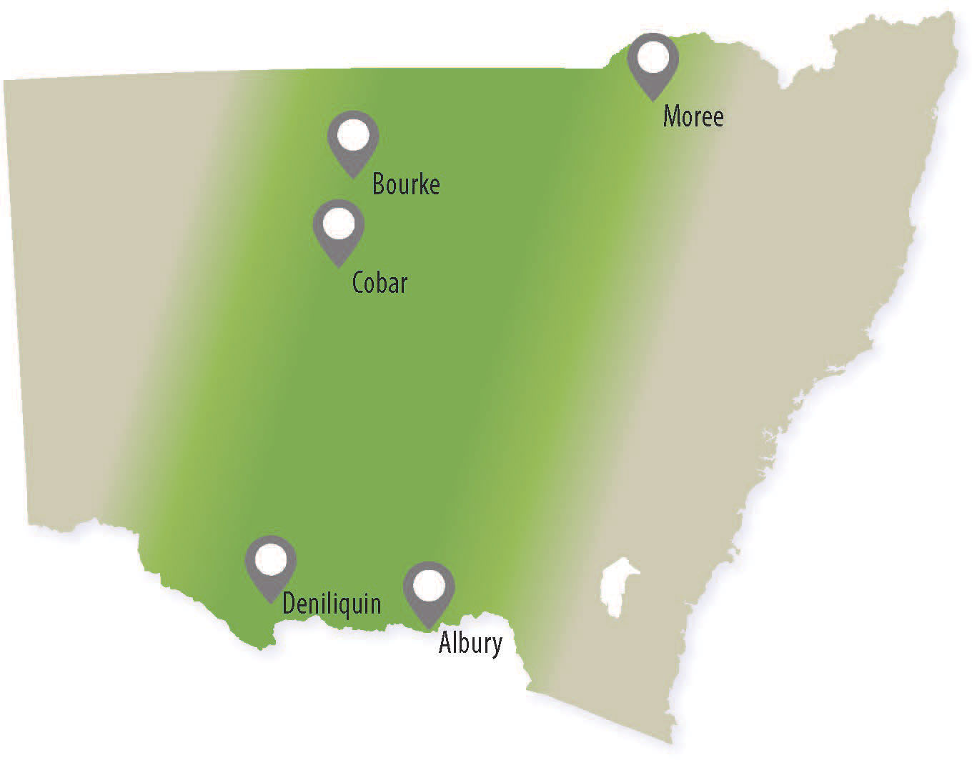 Anthrax NSW map