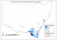 Sambar deer distribution map 2023