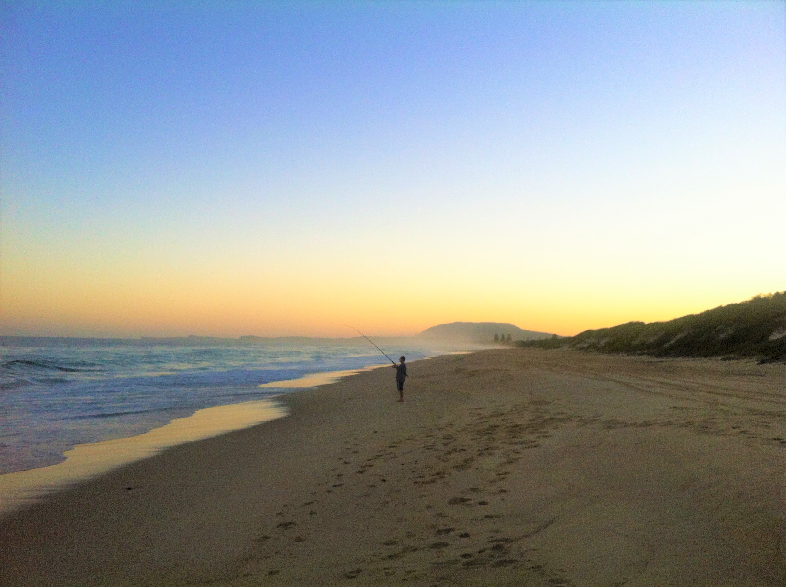 Beach fishing