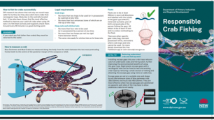 Responsible crab fishing