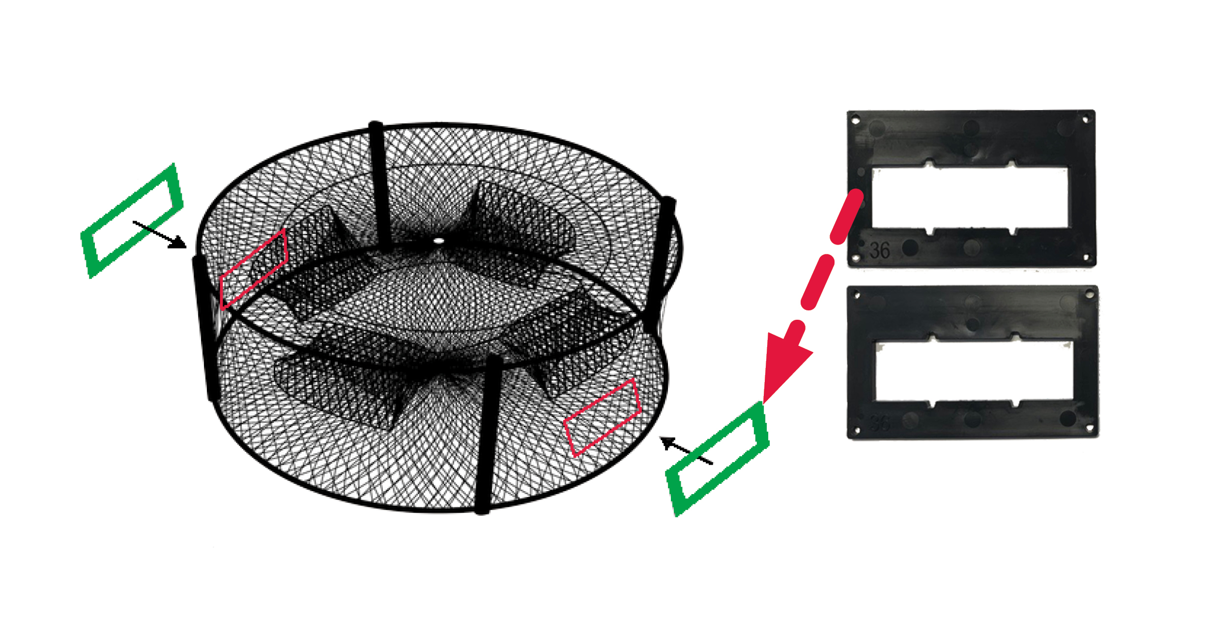 Escape gaps