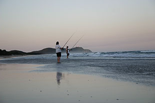 Beach fishing
