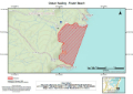 Frazer Beach location map
