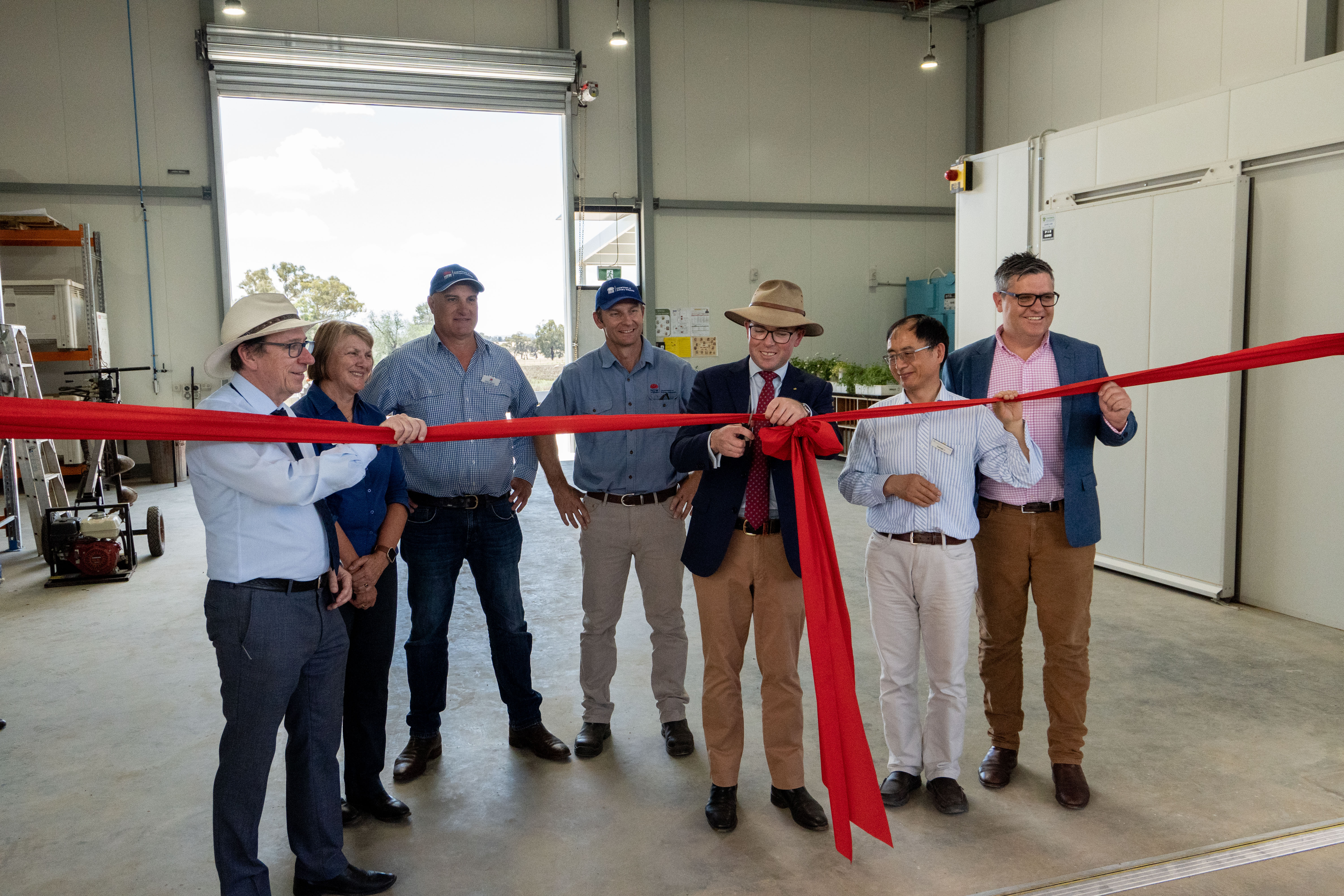 Minister Marshall - Pasture Shed opening