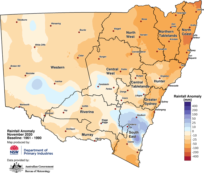 For an accessible explanation of this map contact the author seasonal.conditons@dpi.nsw.gov.au