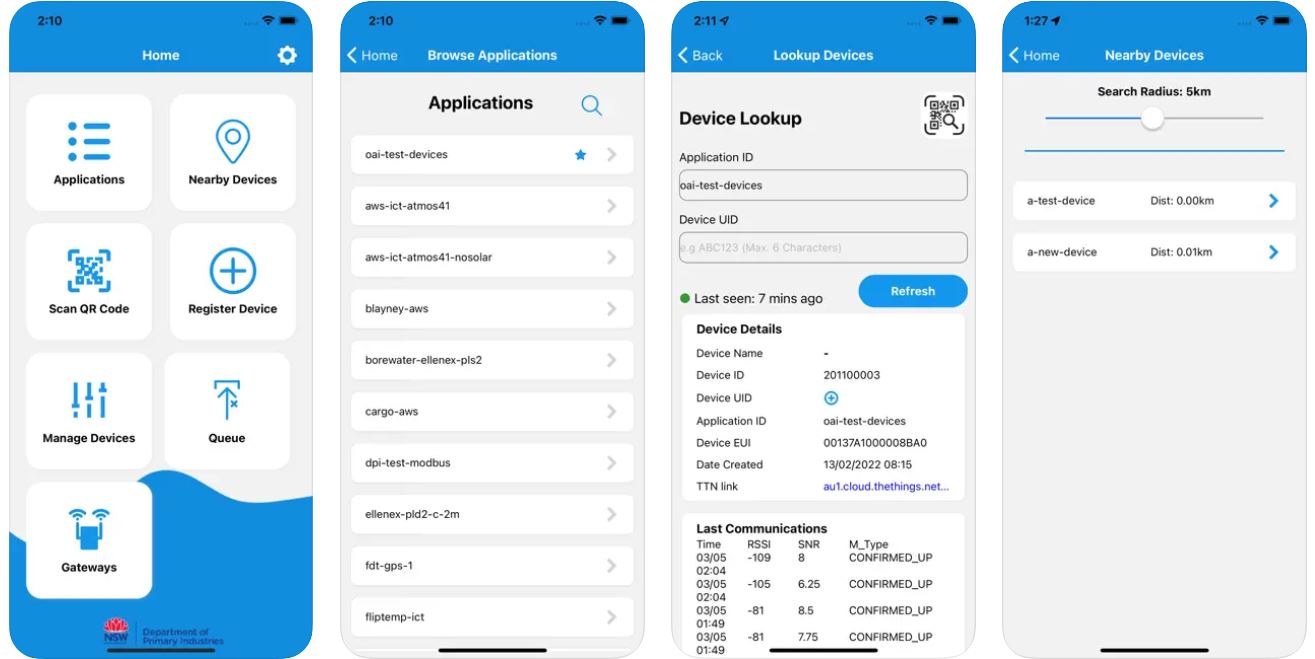 Device Management App screenshots