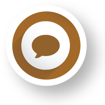 icon, a speech bubble