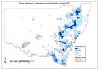 Fallow deer distribution map 2023