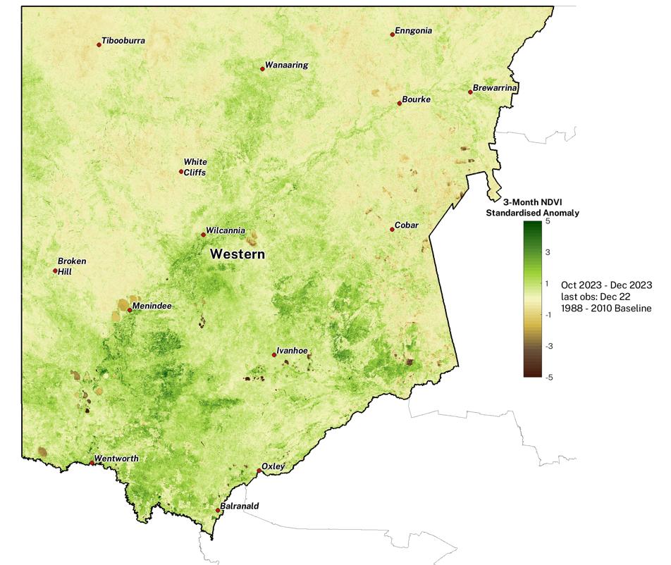 Figure 21. Combined Drought Indicator for the Western LLS region 