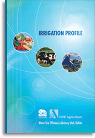 Irrigation profiles cover