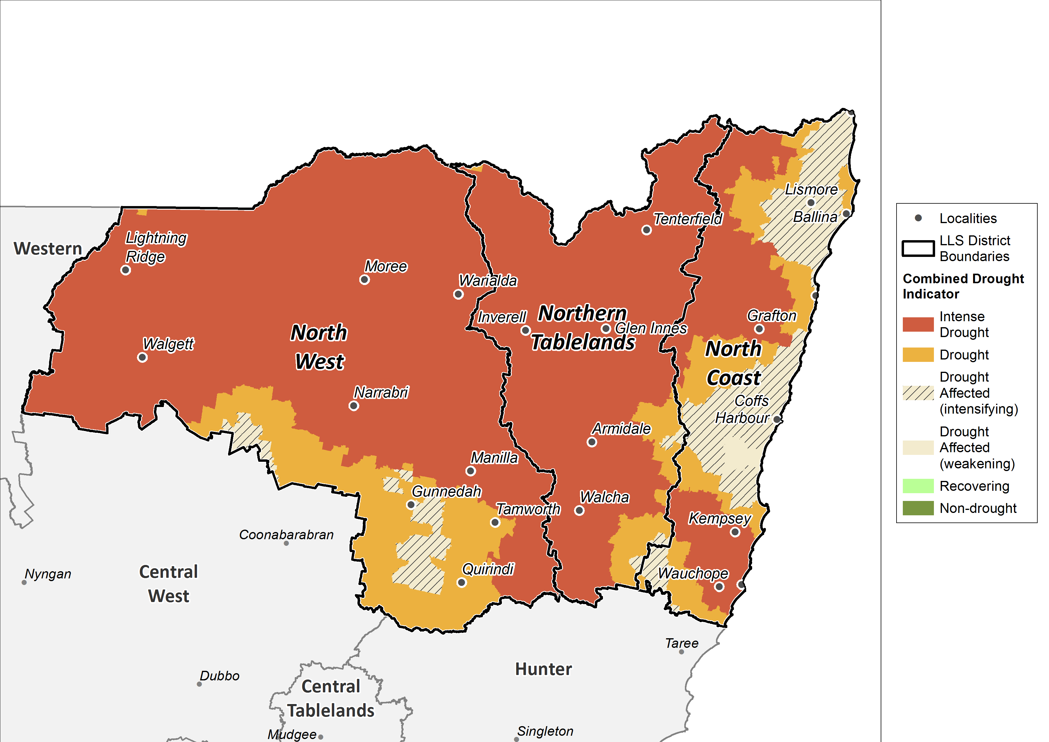 For an accessible explanation of this map/graph contact the author seasonal.conditions@dpi.nsw.gov.au