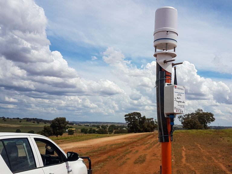 Automatic Weather Station at BinginBar farm