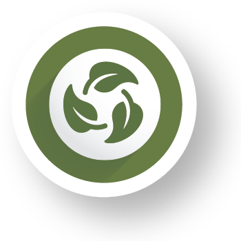 Icon, a circle of leaves