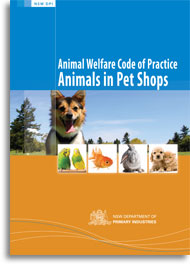 Animal Welfare Code of Practice - Animals in pet shops