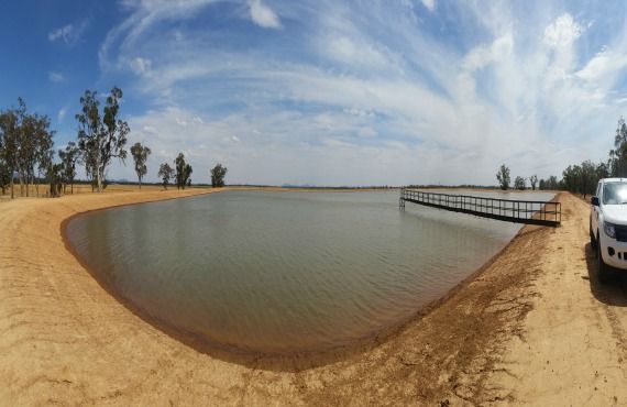 Irrigation storage funded by STBIFM.