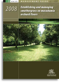 Cover of 'Establishing and managing smothergrass on macadamia orchard floors - 2008