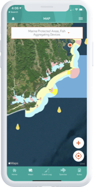 Screen shot of Fishsmart app