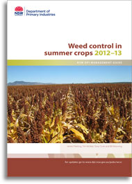 Weed control in summer crops - cover