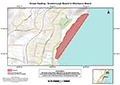 Map of closure for Scarborough Beach to Wombarra Beach