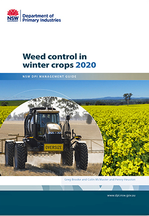 Weed control in winter crops 2020 cover