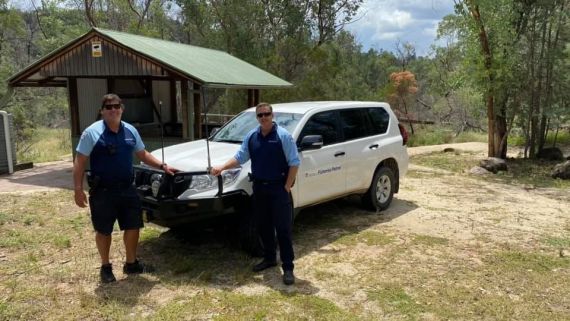 Fisheries officers on patrol in north western NSW