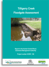 Tilligerry creek floodgate report - cover