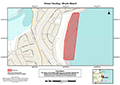 Map of closure for Boyds Beach