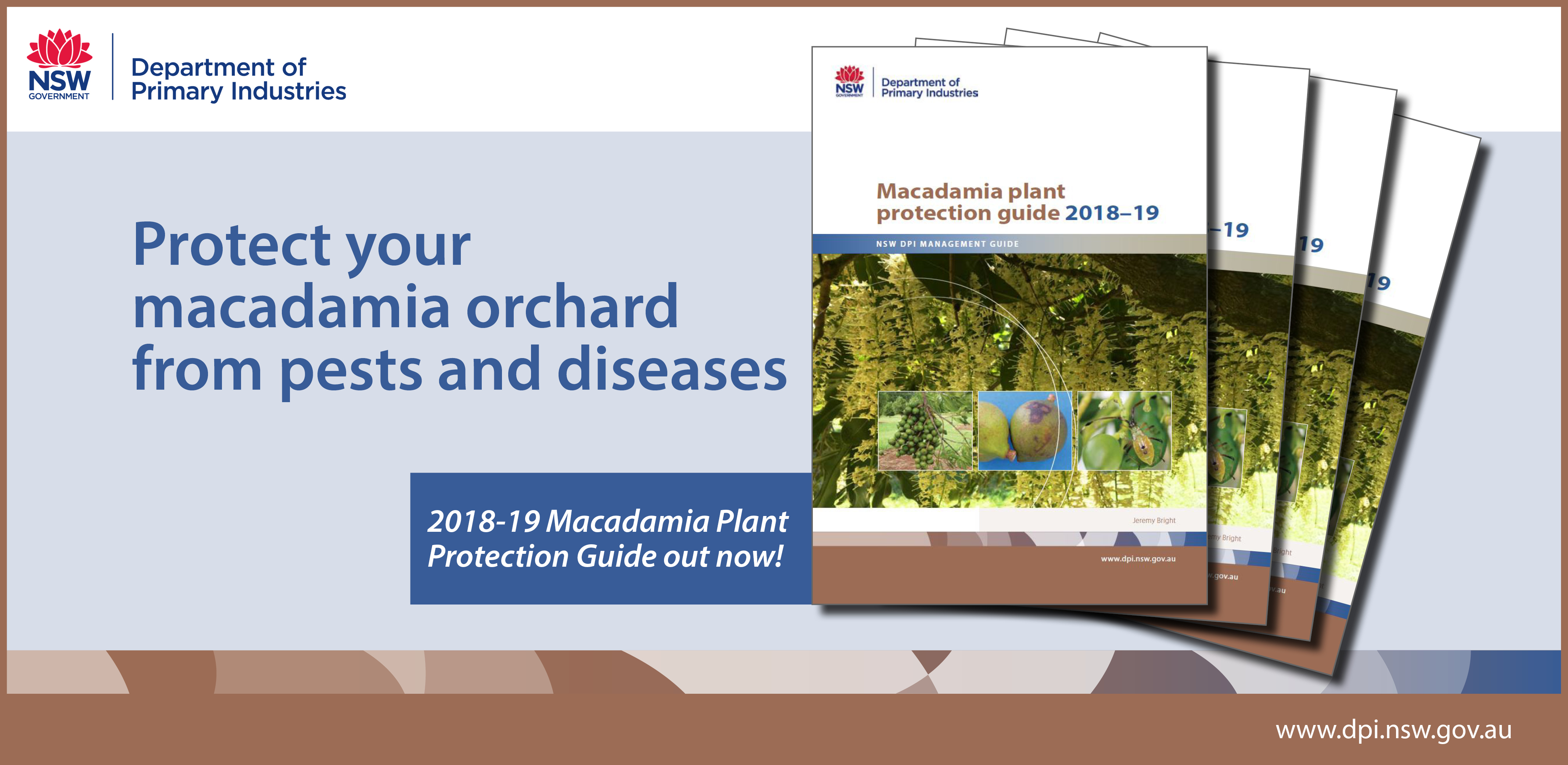 2018-19 Macadamia Plant Protection Guide out now! Protect your macadamia orchard from pests and diseases.